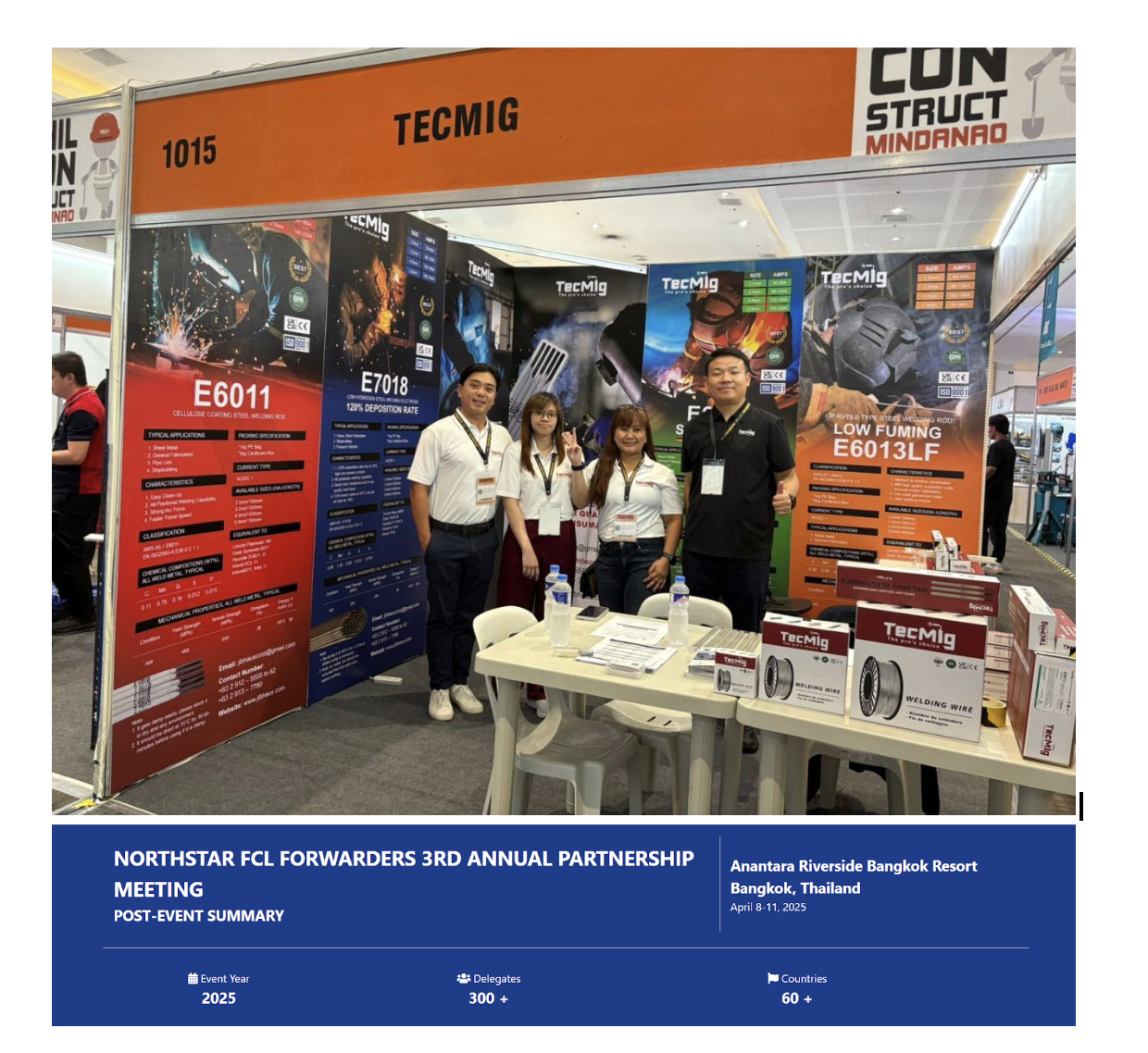 TecMig Electrodes Take Center Stage at Philconstruct Manila 2025